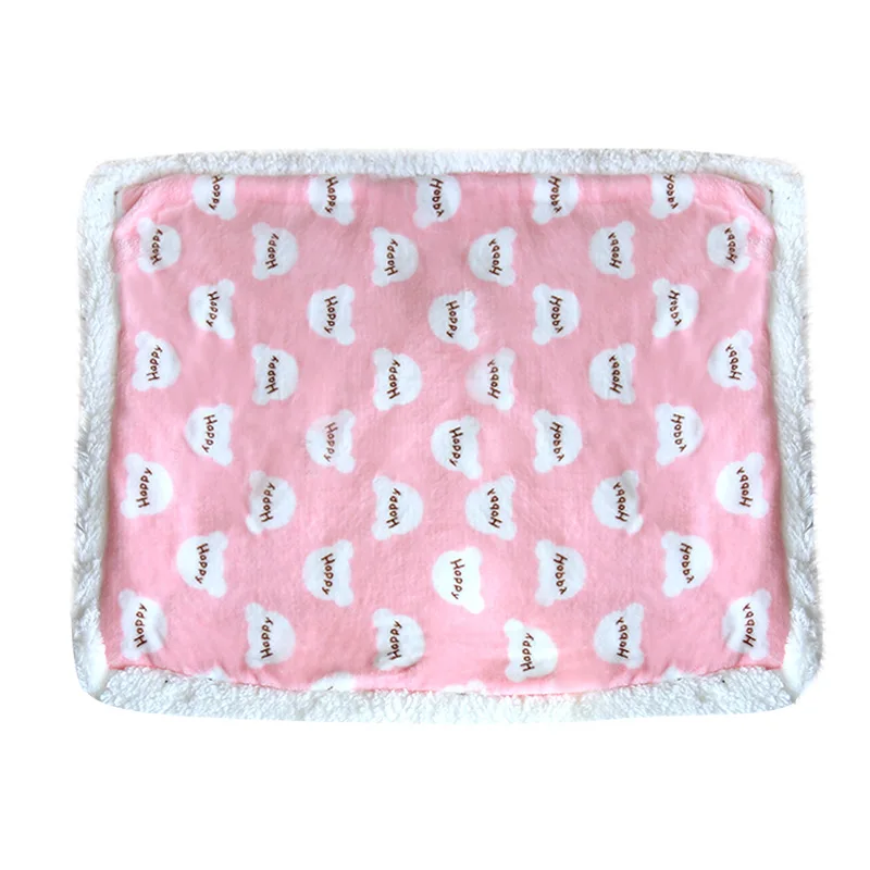 Optics Smile Lamb Pet Blanket, Soft Glutnel, Coussin pour chat et chien, Garder au chaud, Couverture de couchage, Hiver, Coussin pour animaux de compagnie