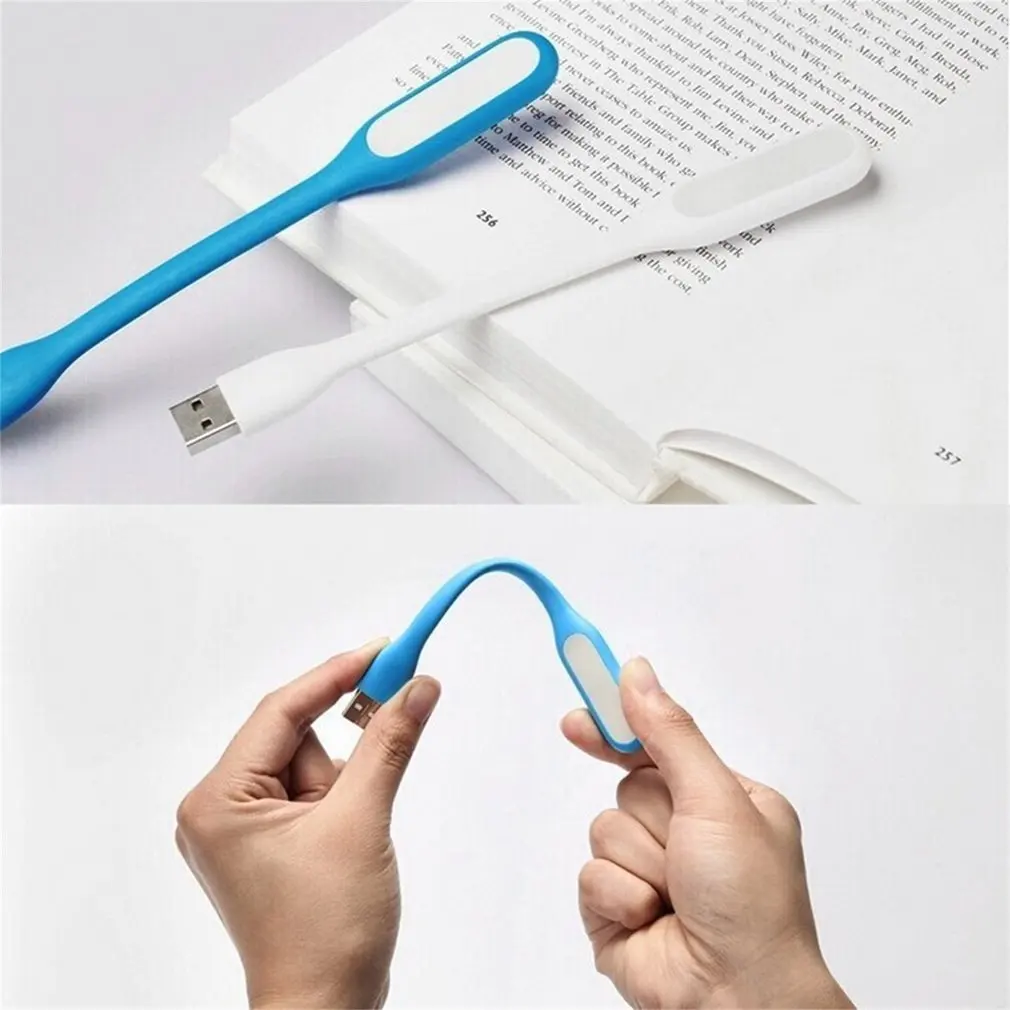 Mini lámpara de luz LED Flexible, portátil, USB, para ordenador, Notebook, PC, Banco de energía, protección ocular