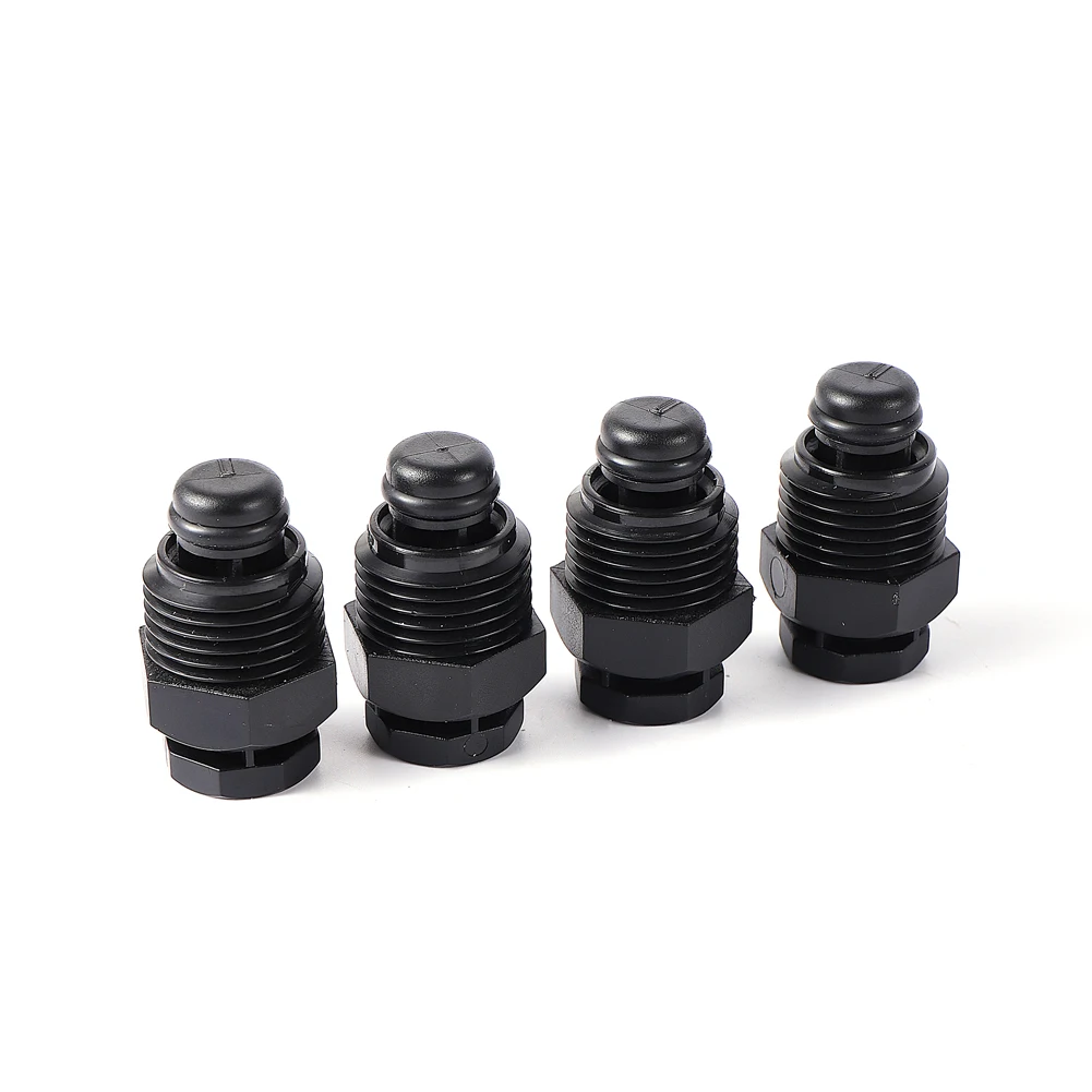 Plastic Automatic Mini Exhaust Valve Garden Irrigation System Air Vent Valve Water Pipe Fittings Garden Hose Intake Valve 3pcs