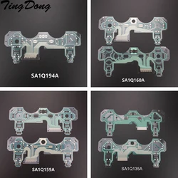 Tingdong 2 Stuks Knoppen Lint Printplaat Voor Dualshock 3 PS3 Controller SA1Q160A SA1Q159A Geleidende Film Toetsenbord Flex Kabel