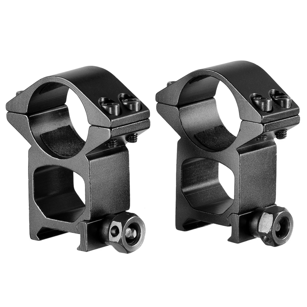 2PCS 25.4mm/30mm Rifle Scope Ring Medium Profile Scope Mount 11mm/20mm Picatinny Dovetail Scope Rail Mount Hunting Caza