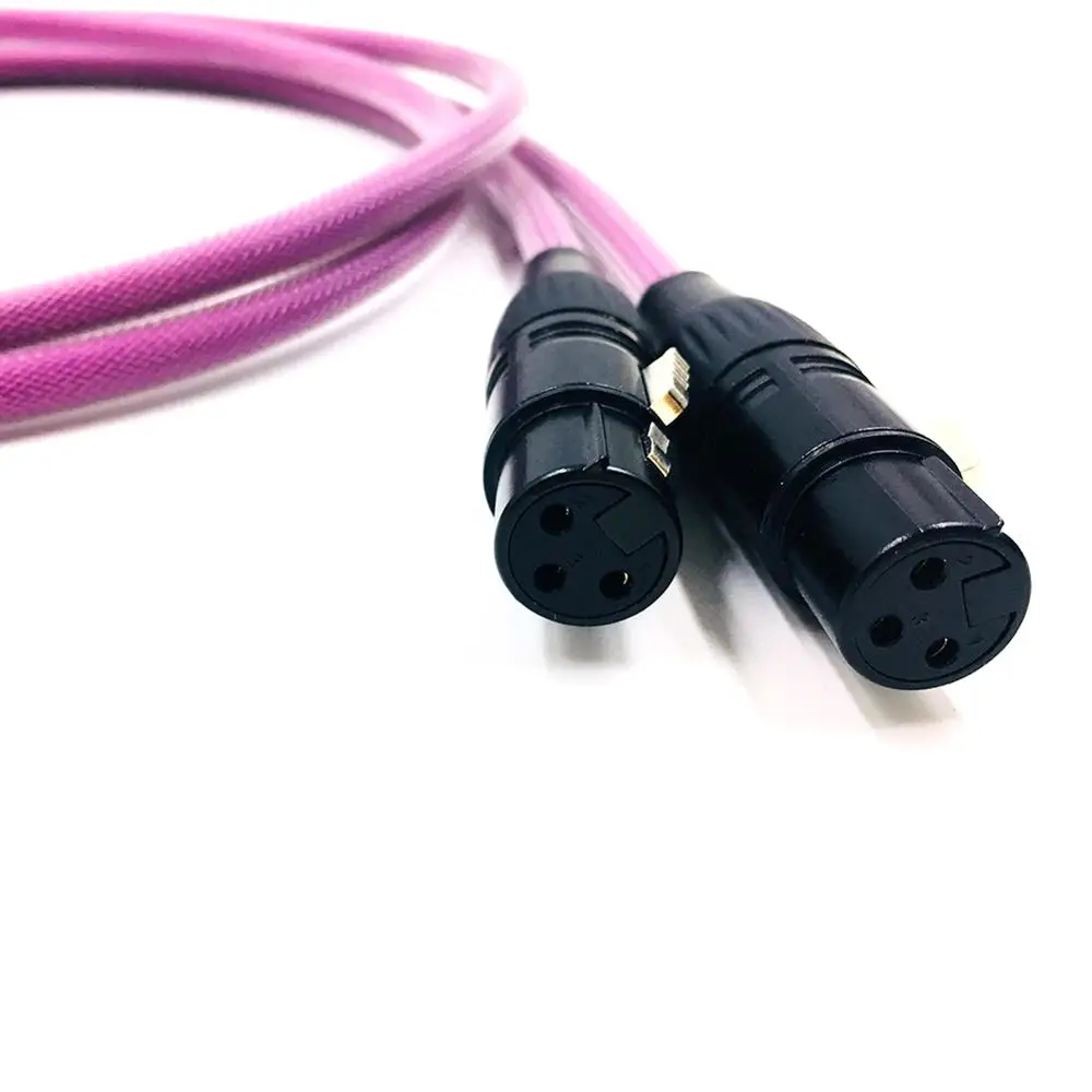 HIFI 2RCA Male to 2XLR Female Cable RCA XLR Balanced Reference Interconnect Audio Cable with Gold plated PLUG