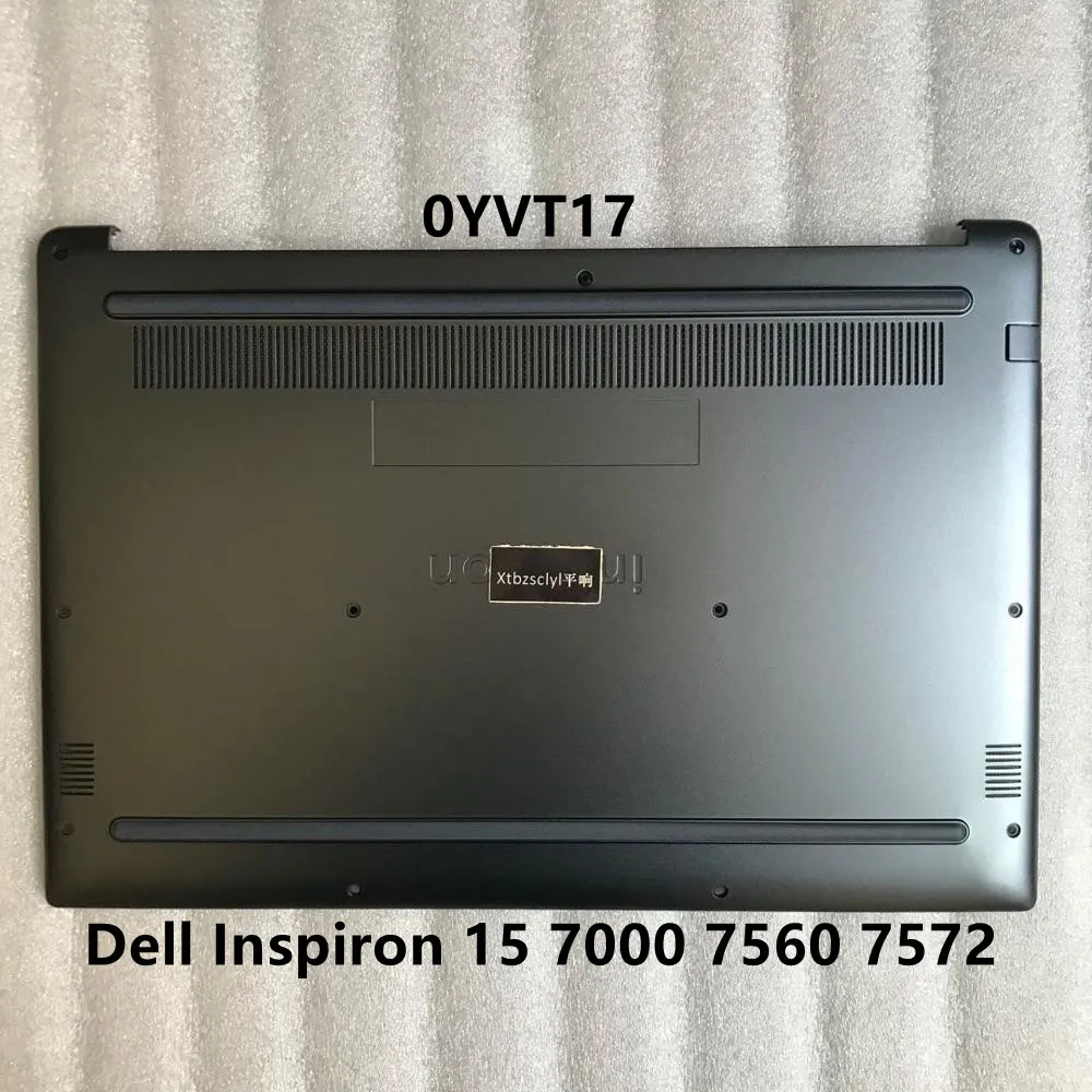 

New For Dell Inspiron 15 7000 7560 7572 blue bottom shell lower cover LCD Bezel Cover Laptop Shell 0YVT17 YVT17