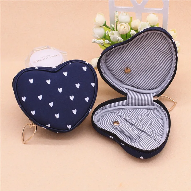 jewelry box travel portable mini square jewelry box ring nail earring necklace storage bag