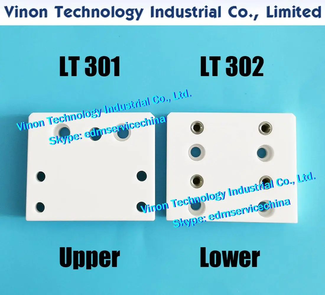 

(2PCS Pack) LT301+LT302 Accutex Isolator Plate Upper and Lower Set 76x64x12tmm, edm Insulation Board ACCUTEX edm spare parts