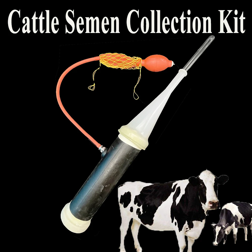 

1SET Cattle Semen Collection Kit Artificial Inseminatio2 Sperm Collect Device Cow Bovide Ox Bull Ranch Veterinary Tools Supplies