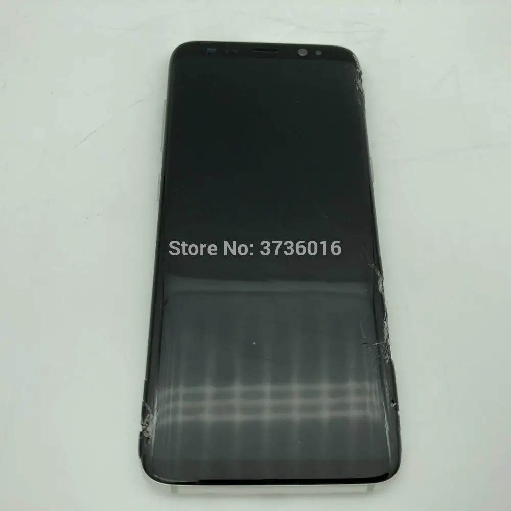 Practice LCD screen for samsung S9 plus to NOTE 10 black dot lcd touch working glass broken practicing repair LCD display