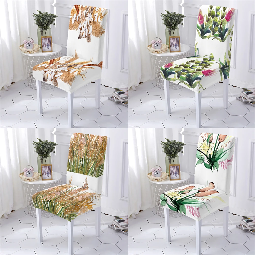 

Plant Style Chair Cushion Chairs Covers Dining Room Chairs Covers Flowers And Plants Pattern Socks For Chairs Cover Stuhlbezug