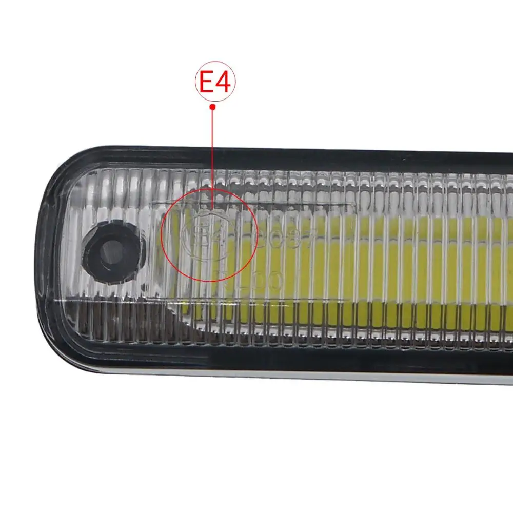 2pcs 12V/24V 18CM Universal Ultra Bright 12W COB Daytime Running Light 6500K LED Car DRL Driving Lamp Waterproof fog lights E4