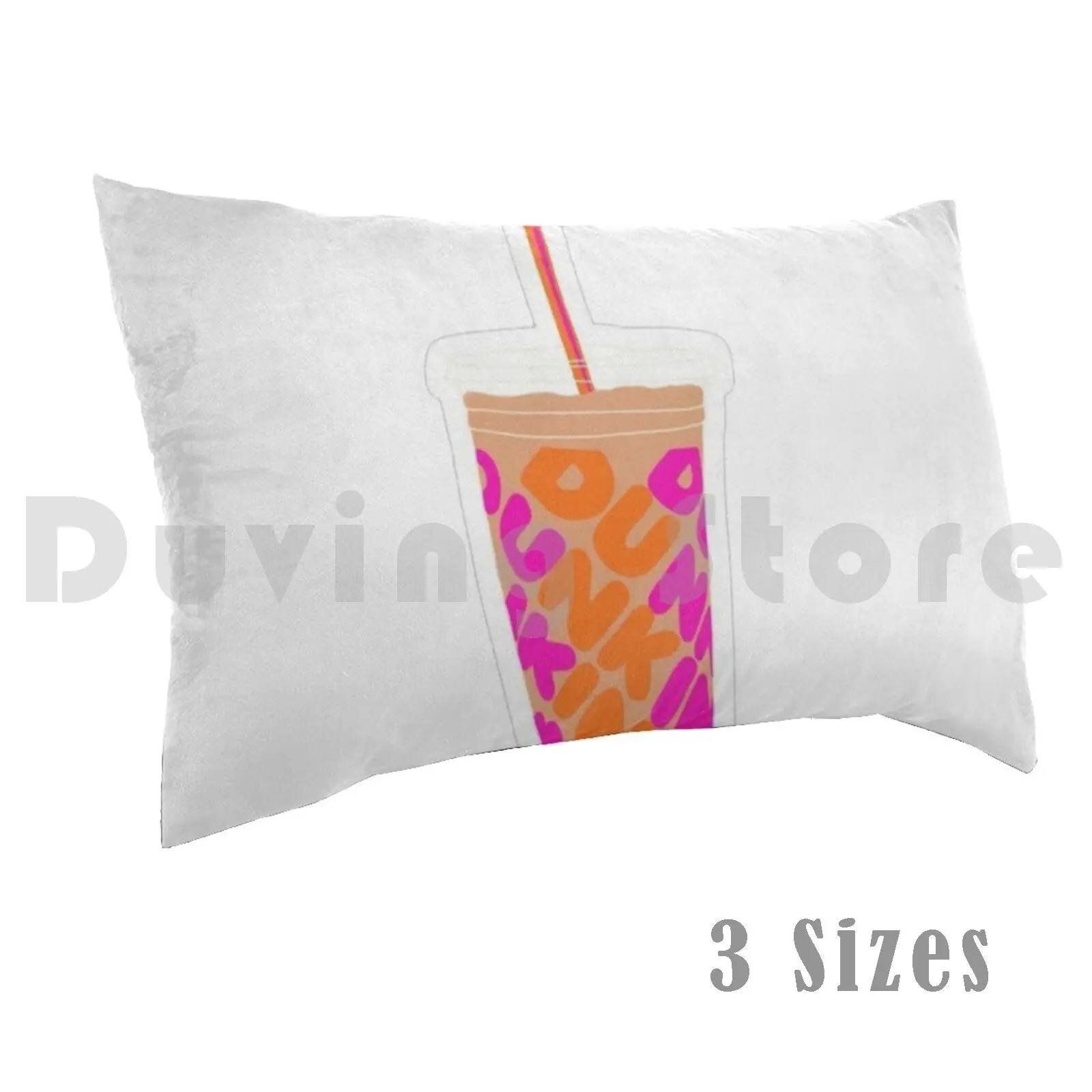 Funda de almohada Dunkin Cup impresa 50x75 Charli Damelio Dixie Damelio Addison Rae Avani Gregg Lopez Brothers Tony