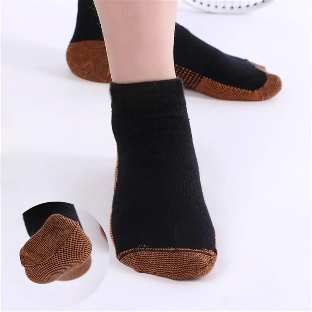 Copper Fiber Pure Cotton Sports Magic Socks Bamboo Fiber Sports Sweat Socks For Various Outdoor Activities Black, White