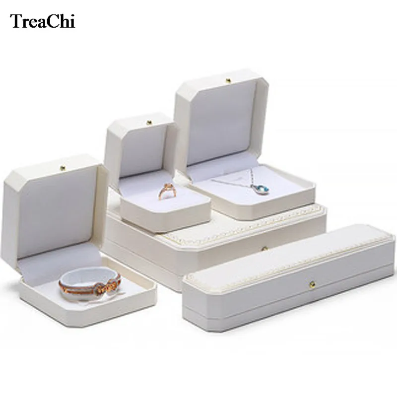 

Inlaid Octagonal White Series Ring Box Bracelet Bracelet Box Box Hand Jewelry Jewelry Storage Box Necklace Display