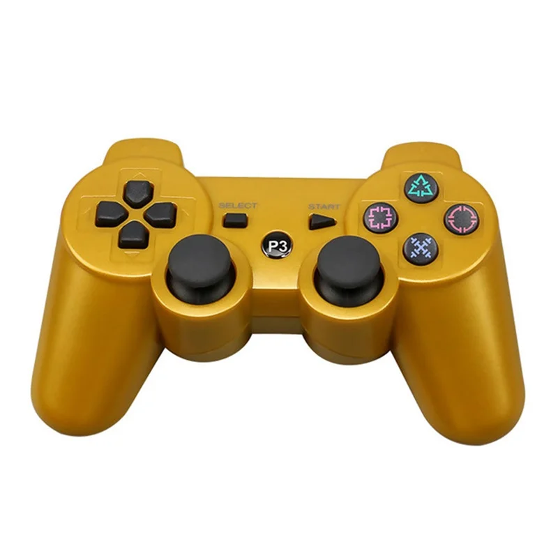Novo 2.4ghz 7 cores sem fio bluetooth controlador de jogo ergonomia controlador joystick gamepad