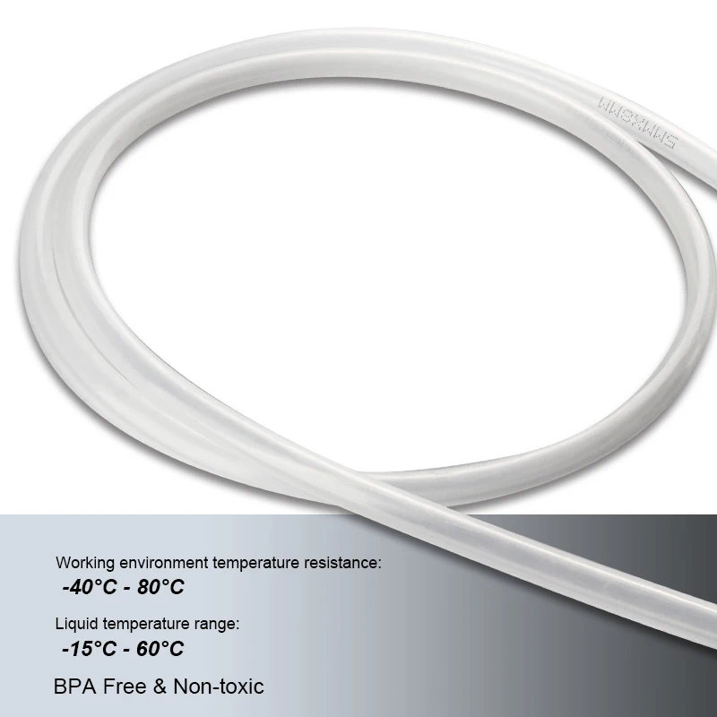 3M Tube Hose Beer Gas Line,Homebrew Double Wall EVA Tubing ID 5mm OD 8mm Beer Pipe Hose Smoothly Inner Barrier Less foam produce