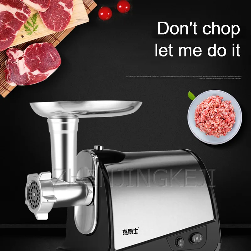 Meat Grinder Home Use Electric Stainless Steel Mince Fully Automatic Enema Machine Household Kitchen Appliances Food Processor