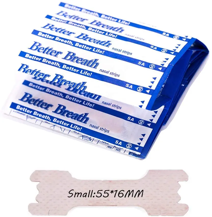50pcs/Lot Better Breath Anti-snoring Patch ๏ผ55x16mm๏ผ Valid Snoring Anti Solution Snoring Saver Reduce Noise Nasal Strips