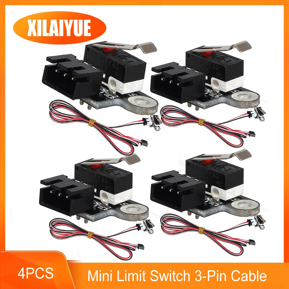 4 Teile/satz CNC Mini Begrenzen Schalter 3-Pin Kabel Vertikale begrenzte schalter, 3018-PRO /3018-Max Metall/3018 Plus mit 3p port auf control