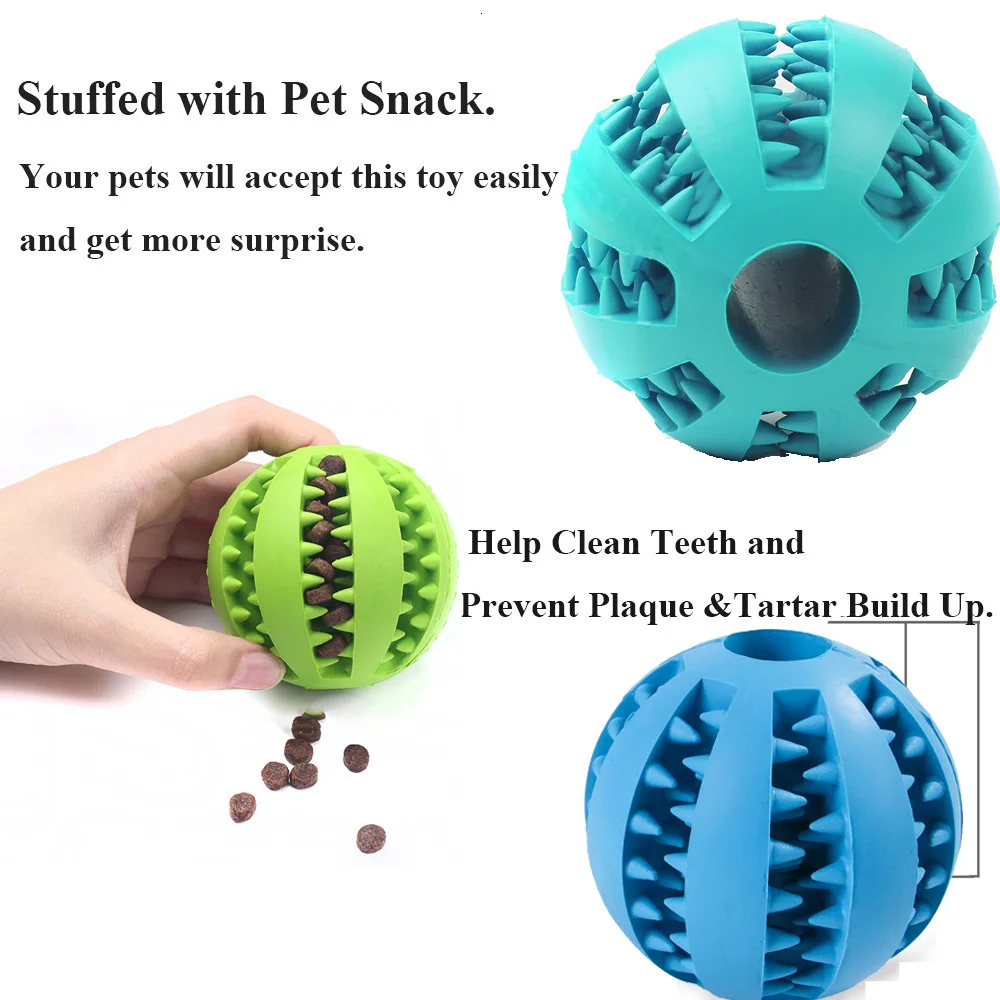 Hond Speelgoed Extra Tough Rubberen Bal Speelgoed Grappige Interactieve Elasticiteit Bal Hond Kauwen Speelgoed Voor Hond Gebitsreiniging bal Van Voedsel