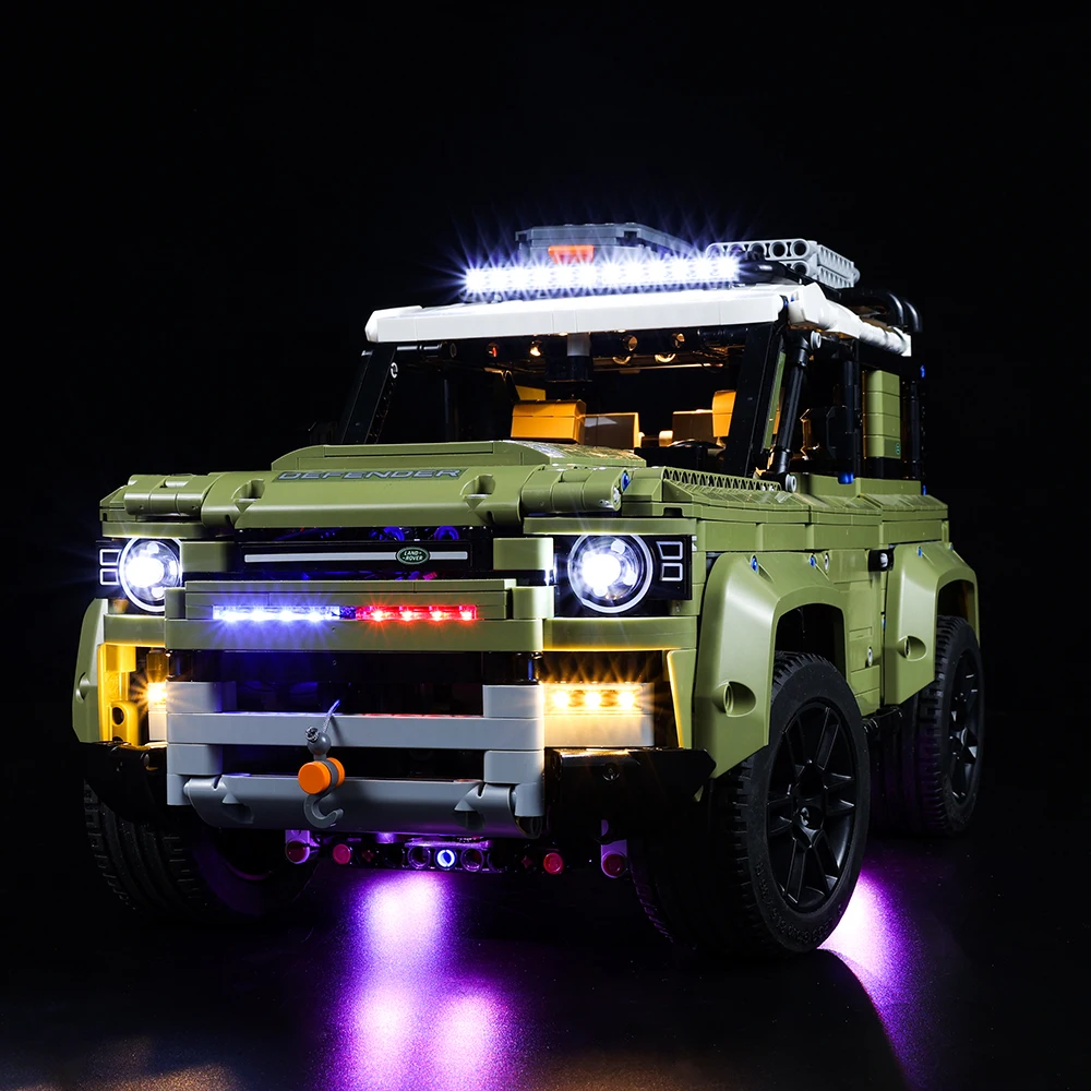 EASYLITE LED Light Set For 42110 Technicial Series Defender Car Blocks Bricks Only Lighting Kit Not Include Model