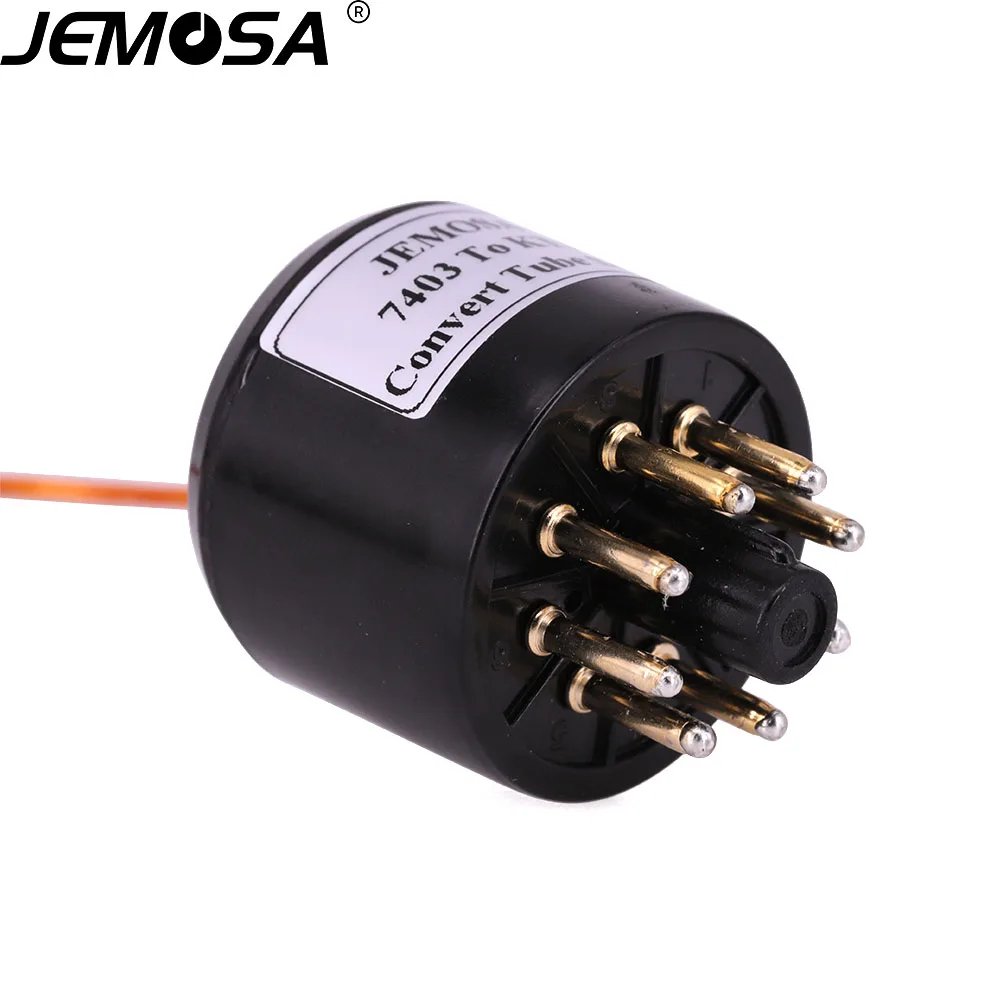 1 قطعة 7403 KT88 فراغ أنبوب محول مأخذ التوصيل 7403 (العلوي) إلى KT88 (السفلي) أنبوب لتقوم بها بنفسك الصوت فراغ مُضخّم صوت تحويل محول مأخذ التوصيل