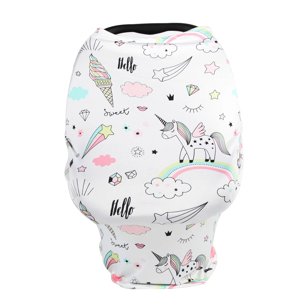 Gloriou Source Mother Breastfeeding Cover Nursing Covers Baby Car Seat Cover Multi-function Wholesale Cartoon Print Dropship
