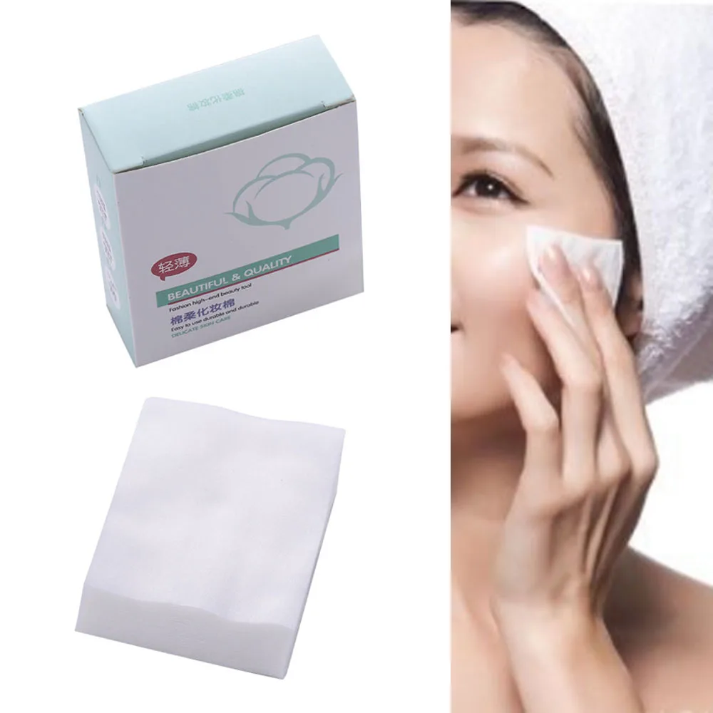 40/100 Pcs/Pack Disposable Cotton Pads Eyelash Glue Remover Nail Wipes Makeup Remover Face Facial Cleaning Towels Personal Care