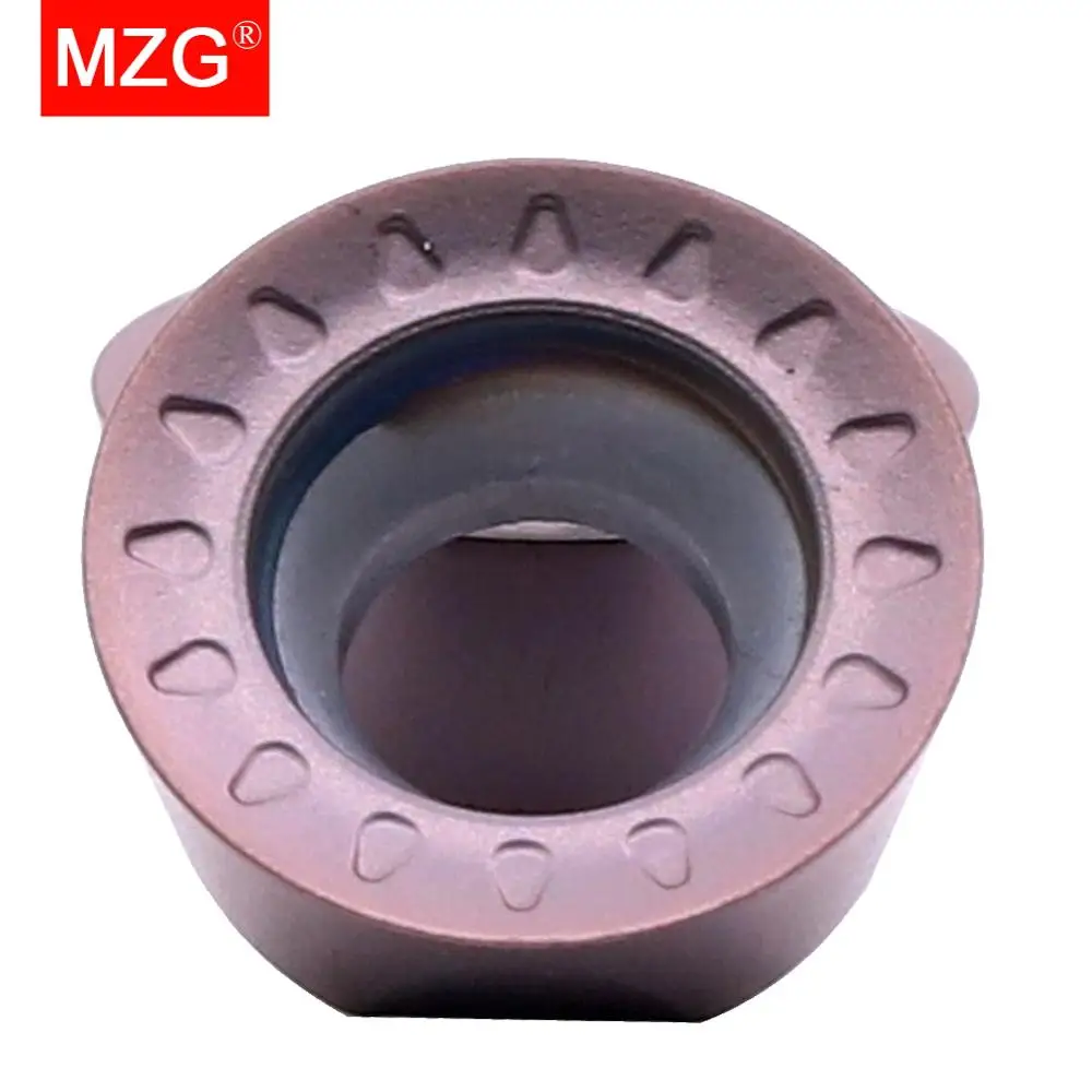 MZG 10PCS RPMT 1204 10T3 08T2 MOE JS ZP152 CNC 카바이드 터닝, 스테인레스 스틸 가공 EMR 밀링 커터 인서트