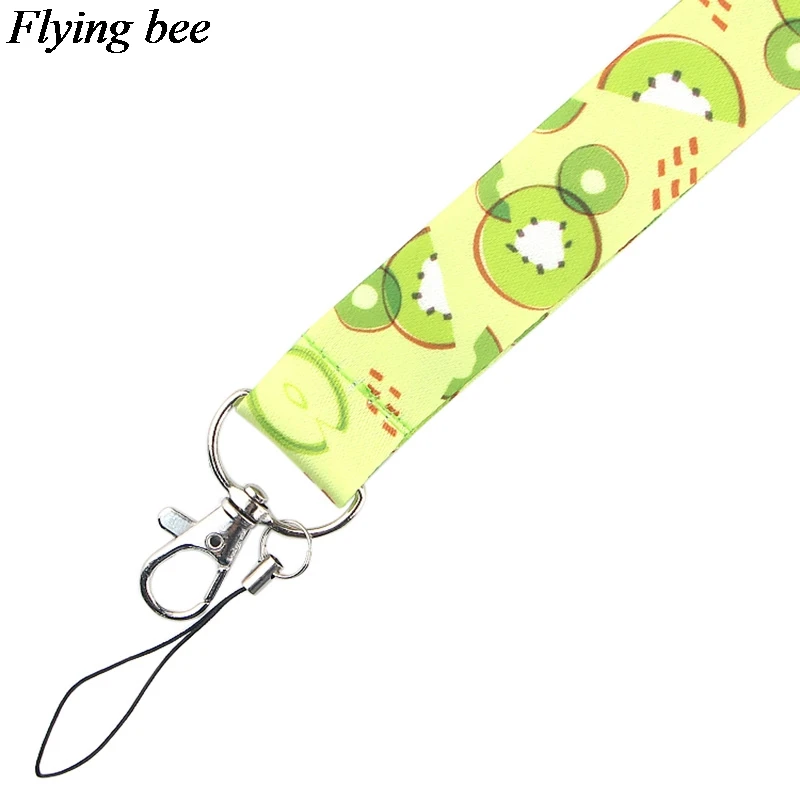 Flyingbee киви Фрукты брелок мультфильм фрукты телефон ремешок женский модный ремешок на шею для ID карты ключи телефона X0649