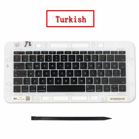 Оригинальные клавиши клавиатуры A1708 для Macbook Pro Retina 13.3, абсолютно новые клавиши, сменные колпачки клавиш клавиатуры 2016 2017 года топ 8 клавиша macbook - №6