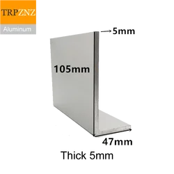 47x105mm,thick 5mm,6063 Right  Angle aluminum,L-shaped aluminum alloy,Aluminum edging triangle profile,Decoration Materials