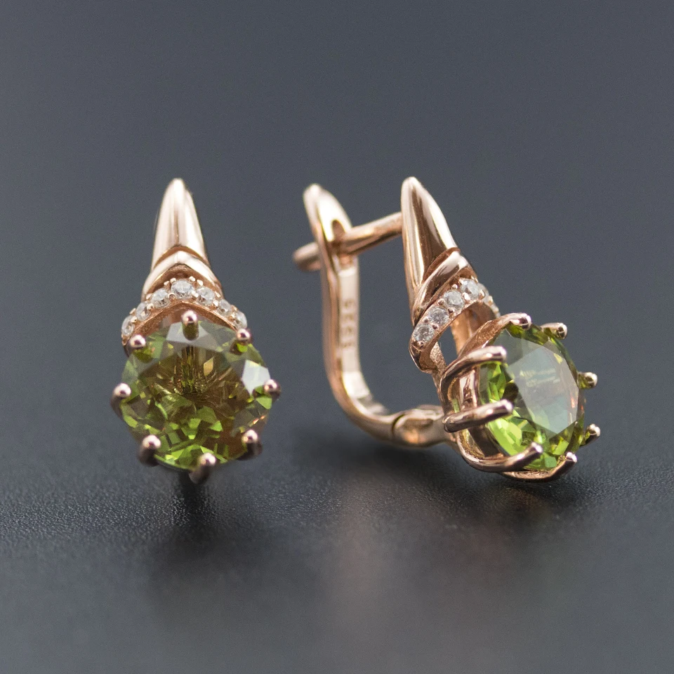 Bolai Turkish Zultanite Stud Clasp Earrings 925 Sterling Silver 8.0mm Color Changing Nano Diaspore Gemstone Jewelry Women Girl