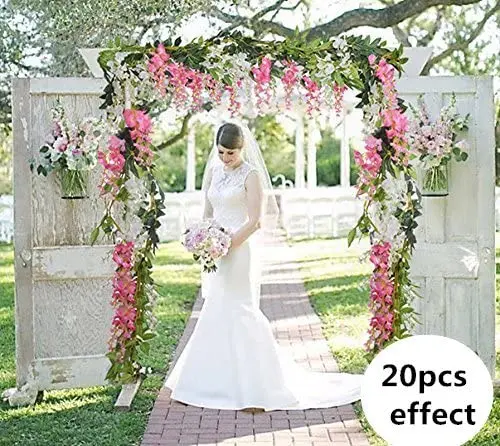 Silk Wisteria Garland 3