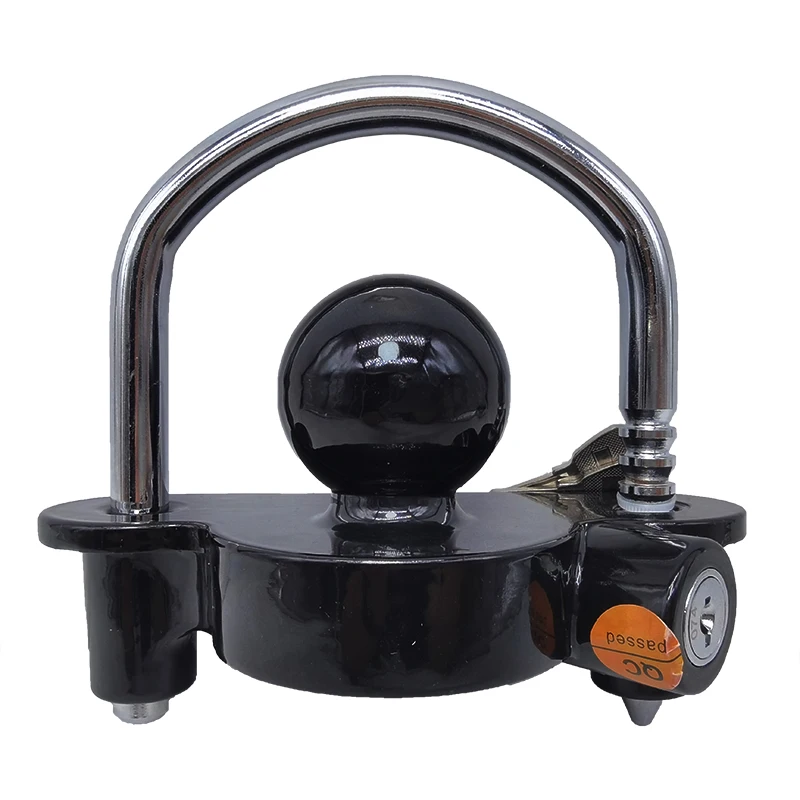 1 Pcs Universal Anti-Theft Lock Hitch Coupling Lock Trailer Parts Tow Ball Caravan Camping Anti Theft Trailer Accessories view 2