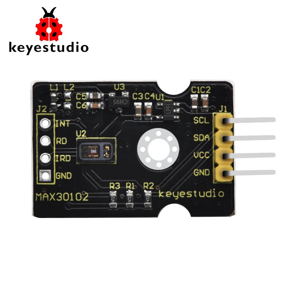 Keyestudio MAX30102 Heart Rate Sensor Oxygen Pulse Breakout for Arduino uno