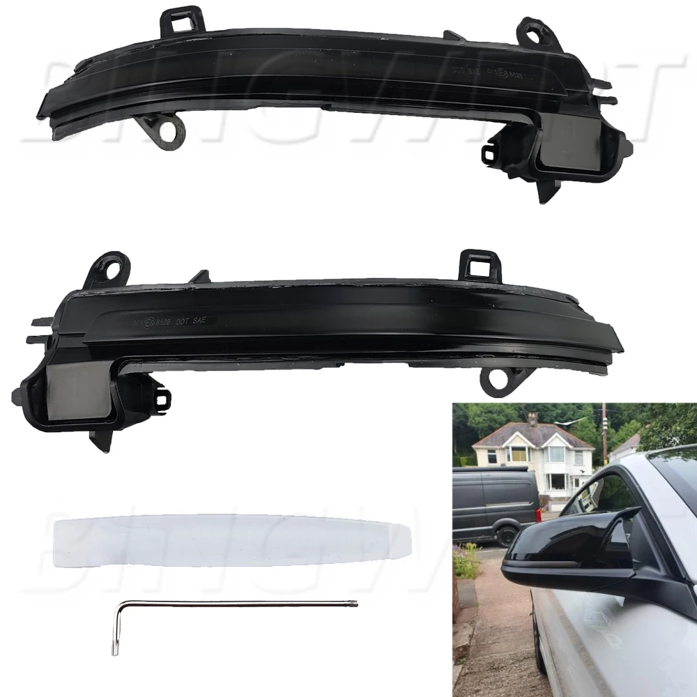 2 X Dynamic Turn Signal Light For BMW 1 3 Series F20 F21 F30 F31 F34 2012-2017 Rearview Mirror Indicating Flash Lamp view 5