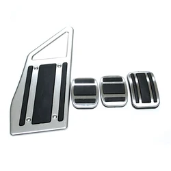 Sobreposição de acelerador antiderrapante, Estilo de carro, AT, MT, Tampa do pedal de freio a gás, Broca de aço, LHD, Peugeot 3008, 5008, 2017, 2018, 2019, 2020