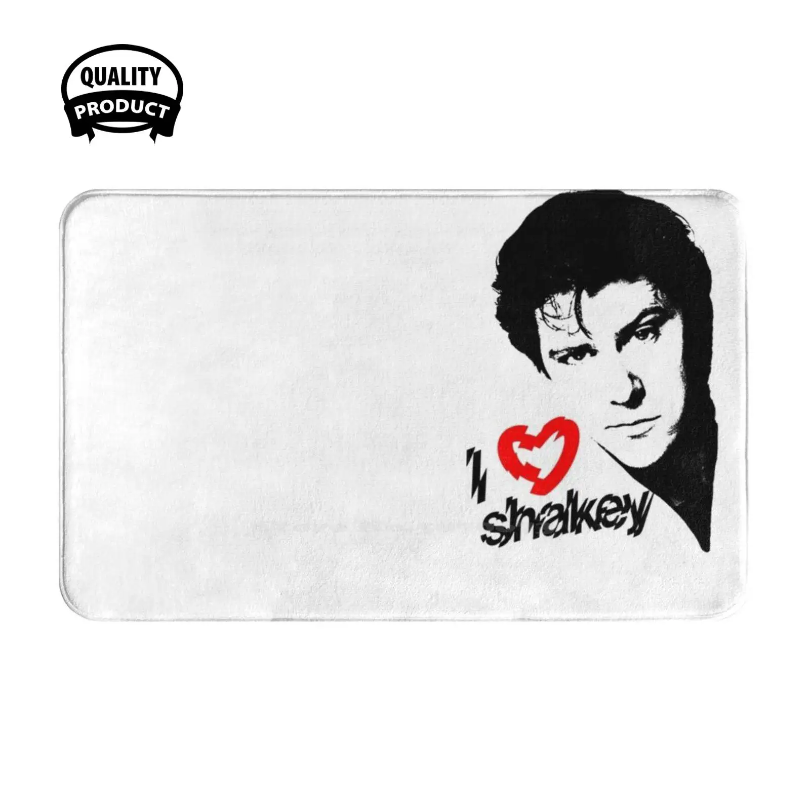 I Love Shakey Soft Cushion Home Carpet Door Mat Car Rug Shakin Stevens Stephens Shaky Shakey Software Spectrum Clive Amstrad