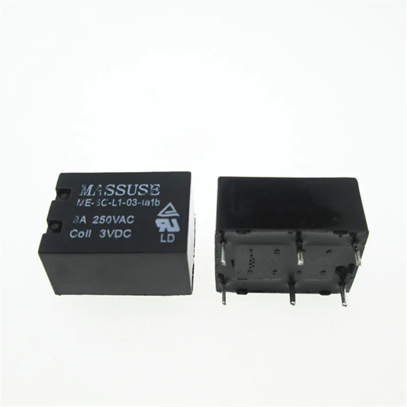 

HOT NEW relay ME-6C-L1-03-1a1b ME6CL1031a1b ME-6C-L1-03 3VDC DC3V 3V DIP6 5PCS/LOT