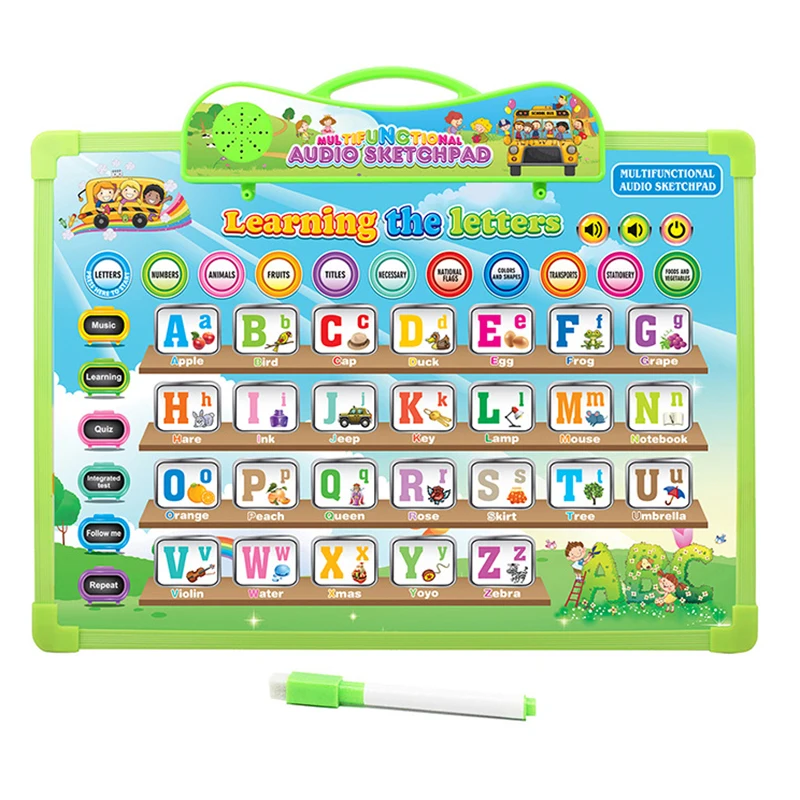 Computer inglese giocattoli educativi precoci per bambini apprendimento della lingua alfabeto macchina cognitiva Tablet per regali per bambini GD