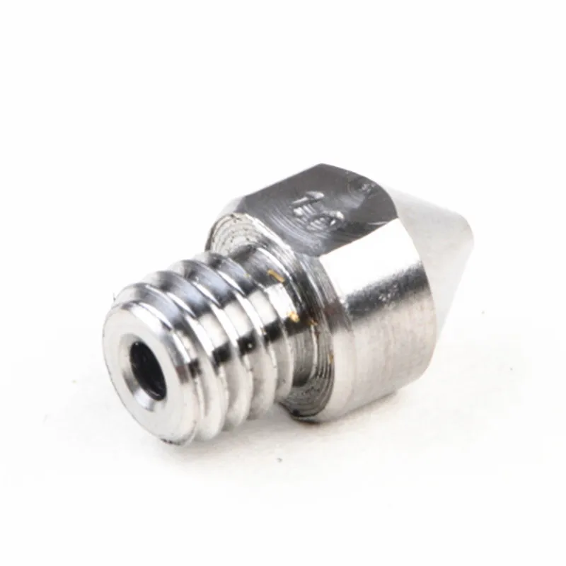 

Funssor Replicator MK7/MK8 Titanium nozzle 1.75mm 0.3/ 0.4/0.6/0.8/1.0/1.2/1.5mm TC hardened nozzle high temperature nozzle