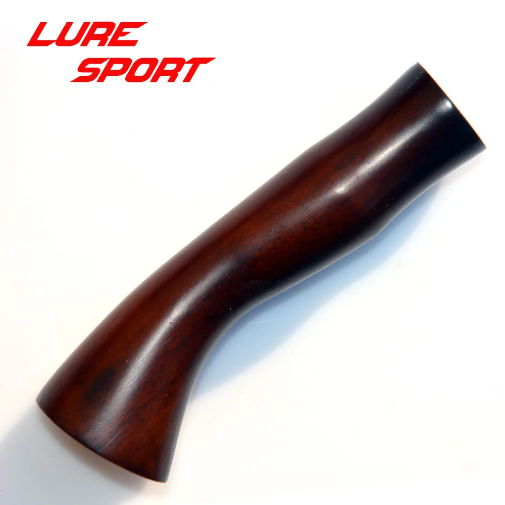 LureSport Wood Handle 11cm Finger shape Black Brown Wood grip Rod Building Component Repair Pole DIY Accessory