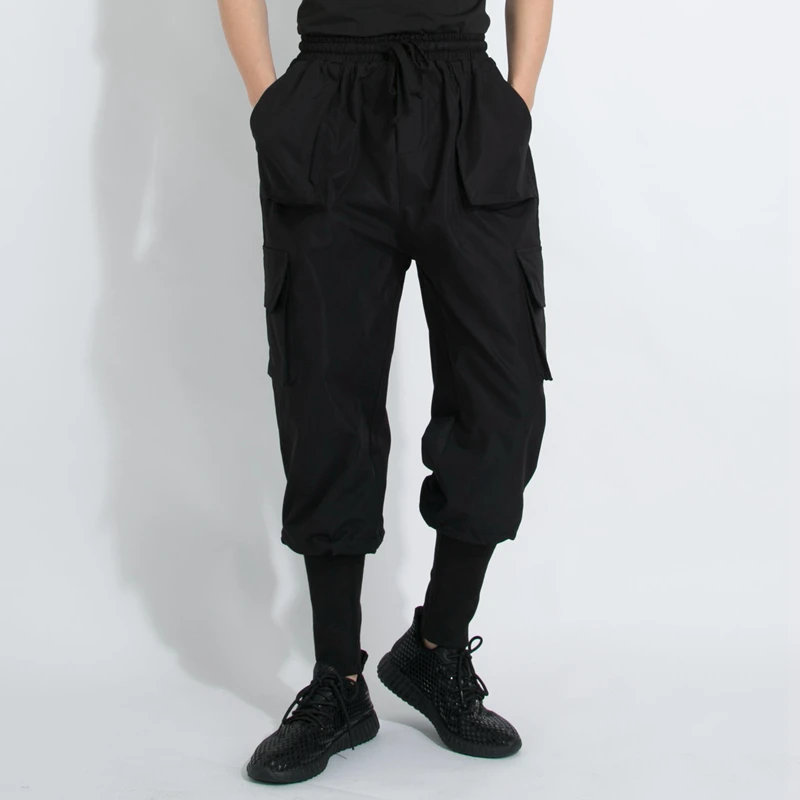 

Men's spring and autumn new dark brand large pocket design fashion youth loose casual large size cargo pants