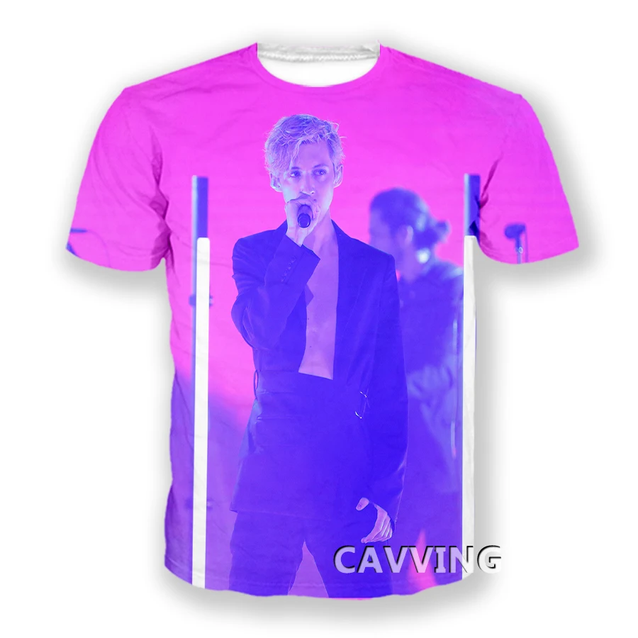 CAVVING 3D Printed Troye Sivan Casual T-shirts  Hip Hop T Shirts Harajuku Styles Tops Clothing for Men/women 02