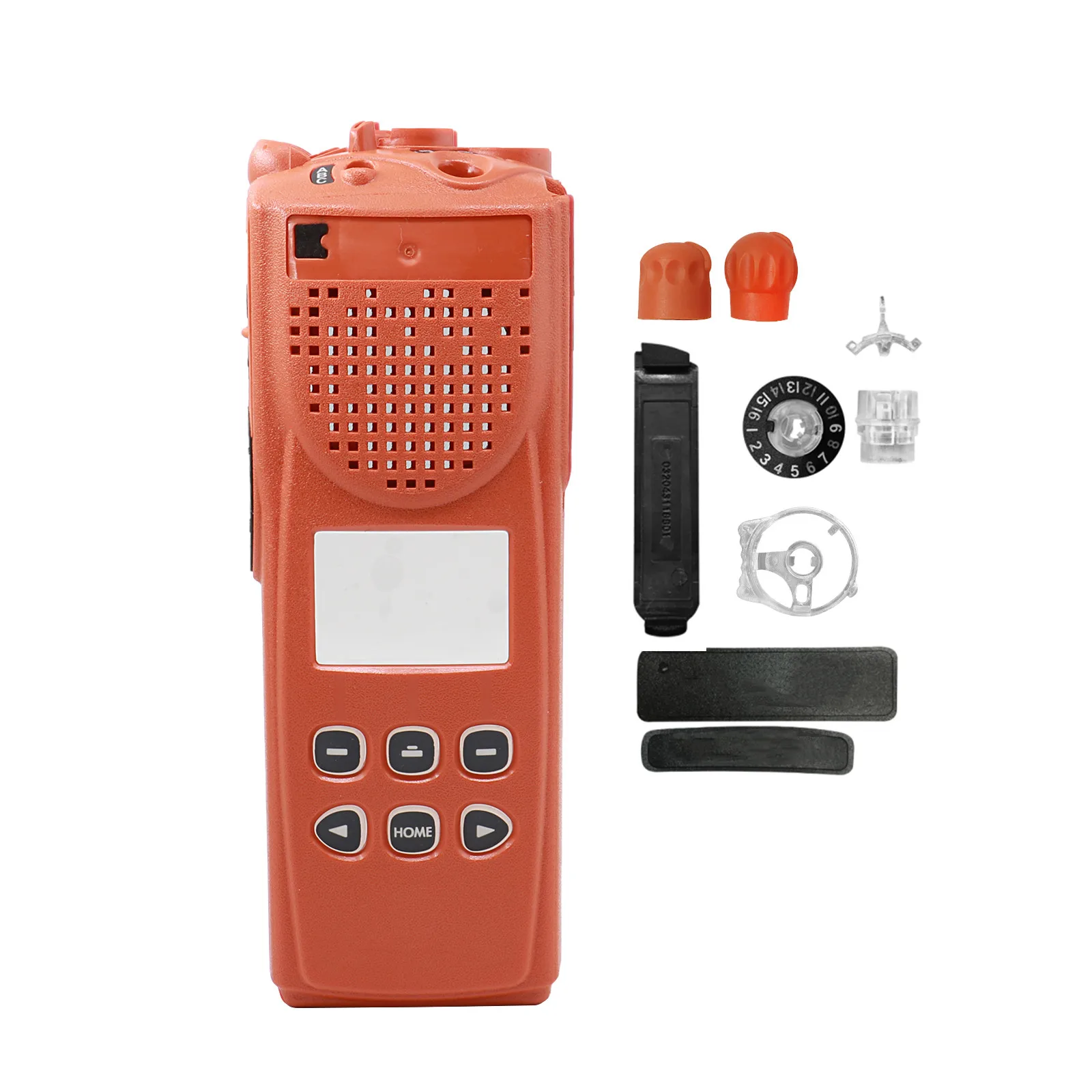 Orange Walkie Talkie Repair Refurb Replacemnet Outer Housing Case Kit For Two Way Radio XTS3000 Model 2 M2