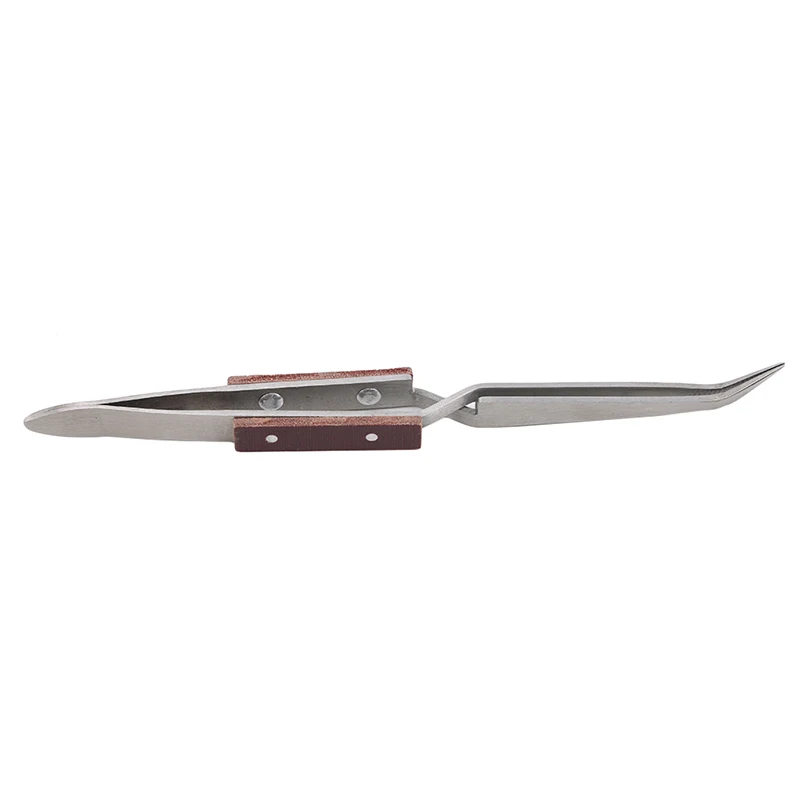 Pinça de bloqueio cruzado de aço inoxidável, pinça de fechamento automático, jóias para solda, artesanato, ferramenta manual de reparo, resistente à