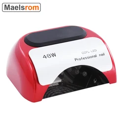 48W Nail Dryer UV lamp for nail Polish UV Gel Fast Dry CCFL LED Nail tools with Automatic Sensor Salon Beauty Equipment