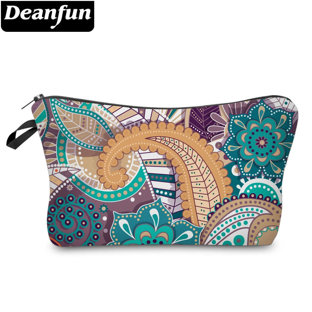 

Deanfun Elegant Mandala Flower Cosmetic Bag Waterproof Fashion Makeup Bag For Women Soft Polyester Makeup Travel Bags 51597