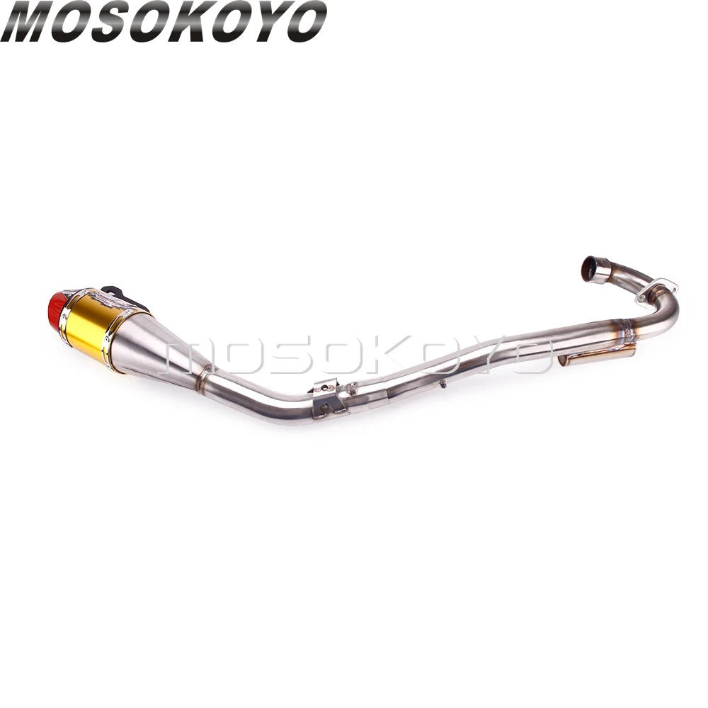 Motorcycle Dirt Bike Enduro Complete Full Exhaust Muffler Pipe Silencer Slip On For Honda Honda CRF230F 2008-2020 CRF 230 F Gold