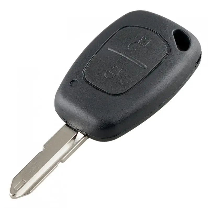 2 Buttons Replacement Car Remote Key Shell with 206 Blade Fit for Renault Traffic Master Vivaro / Movano / Kangoo