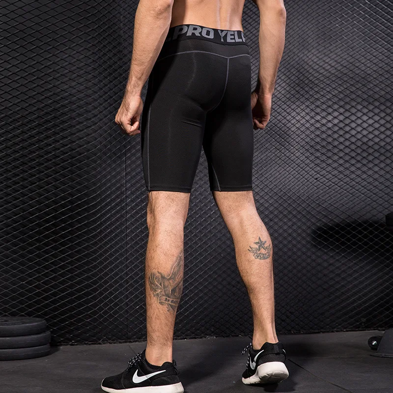 2pcs Quick Dry Mens Boxers Male Sports Fitness Running Training Shorts Tight Breathable Stretch Hombre Underwear Men Shorts